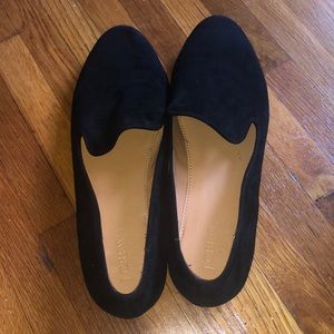 Lightly used J Crew black loafers